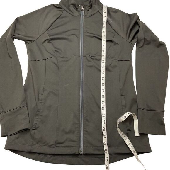 Under Armour UA All Seasons Gear Jacket Women's Medium/Large Gray Mock Neck Zip - Picture 9 of 10